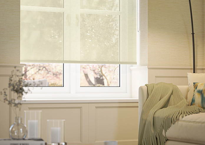 Illusion, Beige - Twist&Fit Roller Blind - Image 5